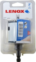Lenox - 2" Diam, 1-9/16" Cutting Depth, Hole Saw - Bi-Metal Saw, Toothed Edge - Apex Tool & Supply