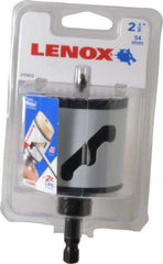 Lenox - 2-1/8" Diam, 1-9/16" Cutting Depth, Hole Saw - Bi-Metal Saw, Toothed Edge - Apex Tool & Supply