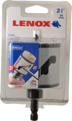 Lenox - 2-3/8" Diam, 1-9/16" Cutting Depth, Hole Saw - Bi-Metal Saw, Toothed Edge - Apex Tool & Supply