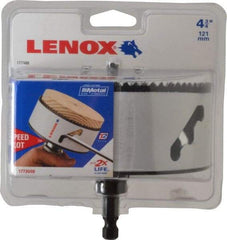 Lenox - 4-3/4" Diam, 1-9/16" Cutting Depth, Hole Saw - Bi-Metal Saw, Toothed Edge - Apex Tool & Supply