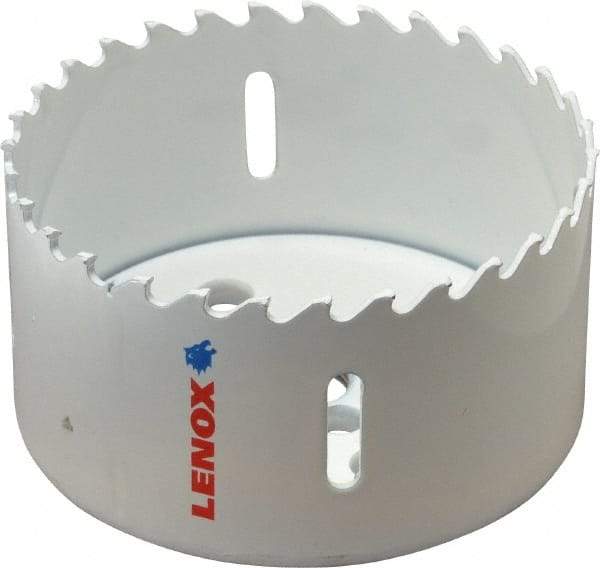 Lenox - 3-3/8" Diam, 1-1/2" Cutting Depth, Hole Saw - Carbide-Tipped Saw, Toothed Edge - Apex Tool & Supply