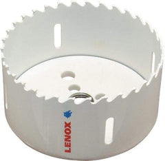 Lenox - 3-5/8" Diam, 1-1/2" Cutting Depth, Hole Saw - Carbide-Tipped Saw, Toothed Edge - Apex Tool & Supply