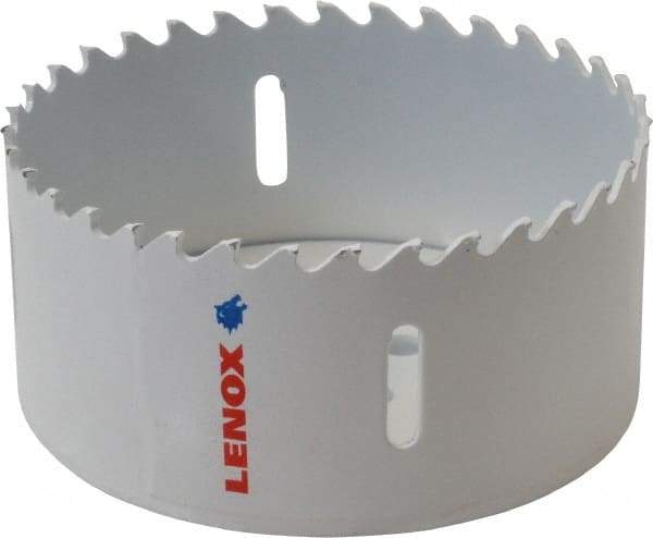 Lenox - 3-3/4" Diam, 1-1/2" Cutting Depth, Hole Saw - Carbide-Tipped Saw, Toothed Edge - Apex Tool & Supply