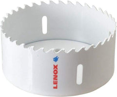 Lenox - 4" Diam, 1-1/2" Cutting Depth, Hole Saw - Carbide-Tipped Saw, Toothed Edge - Apex Tool & Supply