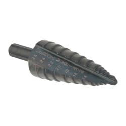 Lenox - 7 Hole Sizes, 14 to 25mm Hole Diam High Speed Steel Standard Point Step Drill Bit - Apex Tool & Supply