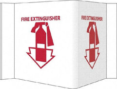 NMC - Fire Extinguisher, Acrylic Fire Sign - 14-1/2" Wide x 8" High - Apex Tool & Supply