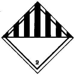 NMC - 9 Shipping Label - 4" High x 4" Wide - Apex Tool & Supply