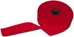 NMC - 300' Long x 2" Wide Roll, Vinyl, Red Barricade Tape - Fluorescent - Apex Tool & Supply
