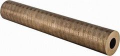 Made in USA - 2 Inch Outside Diameter x 13 Inch Long, Aluminum Bronze Round Tube - 1 Inch Inside Diameter, Alloy Aluminum Bronze (CDA 954), 9 Lb. Shipping Weight - Apex Tool & Supply