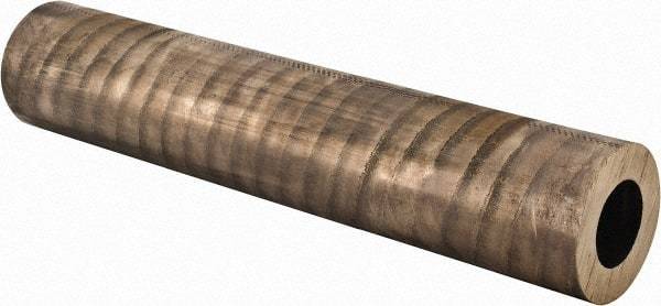 Made in USA - 2-1/2 Inch Outside Diameter x 13 Inch Long, Aluminum Bronze Round Tube - 1-1/2 Inch Inside Diameter, Alloy Aluminum Bronze (CDA 954), 12 Lb. Shipping Weight - Apex Tool & Supply