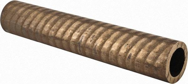 Made in USA - 2-1/4 Inch Outside Diameter x 13 Inch Long, Aluminum Bronze Round Tube - 1-3/4 Inch Inside Diameter, Alloy Aluminum Bronze (CDA 954), 7 Lb. Shipping Weight - Apex Tool & Supply