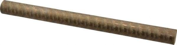 Made in USA - 1 Inch Diameter x 13 Inch Long, Bronze Round Rod - Alloy CDA 954 - Apex Tool & Supply