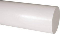 Made in USA - 2' Long, 4-1/2" Diam, Acetal Plastic Rod - Natural (Color) - Apex Tool & Supply