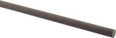 Made in USA - 2' Long, 3/8" Diam, Acetal (PTFE-Filled) Plastic Rod - Brown - Apex Tool & Supply