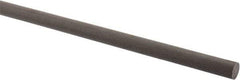 Made in USA - 4' Long, 3/8" Diam, Acetal (PTFE-Filled) Plastic Rod - Brown - Apex Tool & Supply