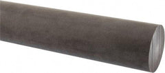 Made in USA - 1' Long, 2" Diam, Acetal (PTFE-Filled) Plastic Rod - Brown - Apex Tool & Supply