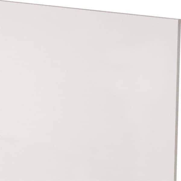 Made in USA - 1/8" Thick x 24" Wide x 4' Long, Acetal Sheet - Natural - Apex Tool & Supply