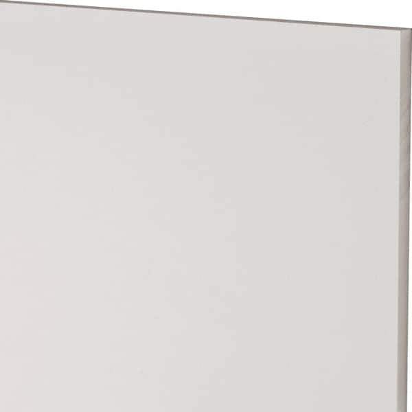 Made in USA - 1/4" Thick x 24" Wide x 4' Long, Acetal Sheet - Natural - Apex Tool & Supply