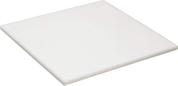 Made in USA - 3/16" Thick x 12" Wide x 1' Long, Acetal Sheet - Natural - Apex Tool & Supply