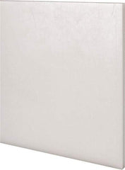 Made in USA - 4 Ft. Long x 6 Inch Wide x 1/4 Inch High, Acetal, Rectangular Plastic Bar - Natural - Apex Tool & Supply