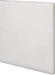 Made in USA - 4' x 6" x 3/8" Natural (Color) Acetal Rectangular Bar - Apex Tool & Supply