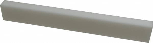 Made in USA - 1' x 1-1/2" x 3/4" Natural (Color) Acetal Bar - Apex Tool & Supply