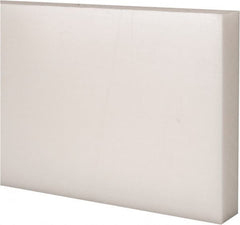 Made in USA - 1' x 4" x 3/4" Natural (Color) Acetal Rectangular Bar - Apex Tool & Supply