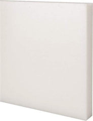 Made in USA - 1 Ft. Long x 6 Inch Wide x 3/4 Inch High, Acetal, Rectangular Plastic Bar - Natural - Apex Tool & Supply