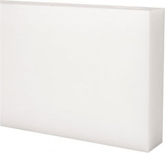 Made in USA - 1' x 4" x 1" Natural (Color) Acetal Rectangular Bar - Apex Tool & Supply