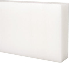 Made in USA - 1' x 4" x 1-1/4" Natural (Color) Acetal Rectangular Bar - Apex Tool & Supply