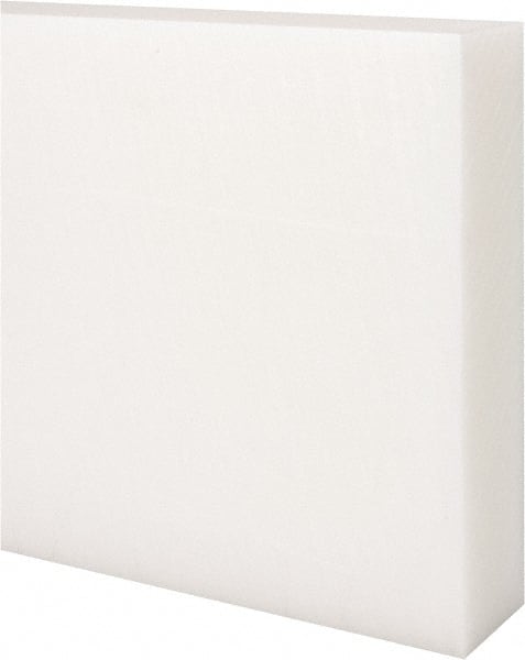 Made in USA - 1' x 6" x 1-1/2" Natural (Color) Acetal Rectangular Bar - Apex Tool & Supply