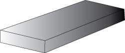 Made in USA - 1/2" Thick x 12" Wide x 1' Long, Polyurethane Sheet - Natural, 95A Hardness, ±0.025 Tolerance - Apex Tool & Supply