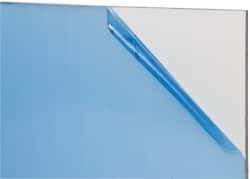 Made in USA - 0.08" Thick x 12" Wide x 2' Long, Acrylic Sheet - Clear - Apex Tool & Supply