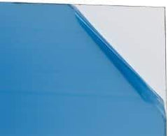 Made in USA - 0.1" Thick x 24" Wide x 2' Long, Acrylic Sheet - Clear - Apex Tool & Supply