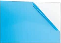 Made in USA - 1/8" Thick x 24" Wide x 4' Long, Acrylic Sheet - Clear - Apex Tool & Supply