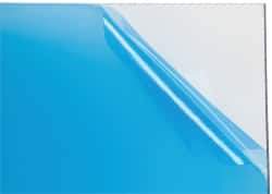 Made in USA - 1/8" Thick x 48" Wide x 4' Long, Acrylic Sheet - Clear - Apex Tool & Supply