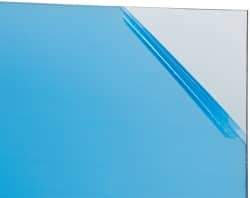 Made in USA - 3/16" Thick x 48" Wide x 4' Long, Acrylic Sheet - Clear - Apex Tool & Supply