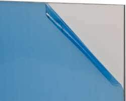 Made in USA - 1/4" Thick x 12" Wide x 2' Long, Acrylic Sheet - Clear - Apex Tool & Supply