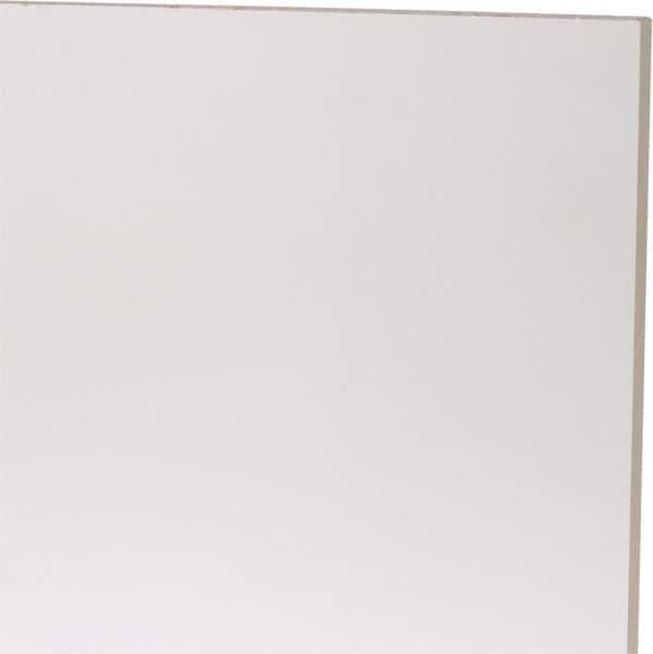 Made in USA - 1/4" Thick x 24" Wide x 4' Long, Acrylic Sheet - Clear, Abrasion Resistant Grade - Apex Tool & Supply