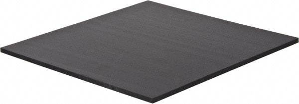 Made in USA - 3/8" Thick x 12" Wide x 2' Long, Noryl (PPO) Sheet - Black - Apex Tool & Supply