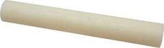 Made in USA - 1' Long, 1-3/4" Diam, Nylon 6/6 Plastic Rod - Natural (Color) - Apex Tool & Supply