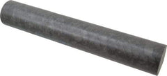 Made in USA - 1' Long, 2" Diam, Nylon 6/6 Plastic Rod - Black - Apex Tool & Supply