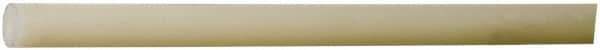 Made in USA - 1/2 Inch Outside Diameter x 5 Ft. Long, Plastic Round Tube - Nylon 6/6 - Apex Tool & Supply