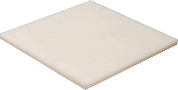Made in USA - 3/32" Thick x 24" Wide x 2' Long, Nylon 6/6 Sheet - Natural - Apex Tool & Supply