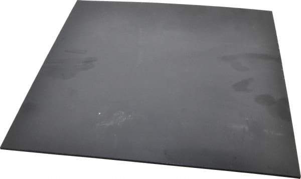 Made in USA - 1/8" Thick x 12" Wide x 1' Long, Nylon 6/6 Sheet - Black - Apex Tool & Supply