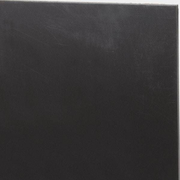 Made in USA - 1/16" Thick x 12" Wide x 2' Long, Nylon 6/6 (MDS-Filled) Sheet - Black - Apex Tool & Supply