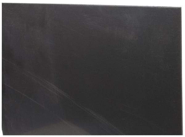 Made in USA - 1/16" Thick x 24" Wide x 2' Long, Nylon 6/6 (MDS-Filled) Sheet - Black - Apex Tool & Supply