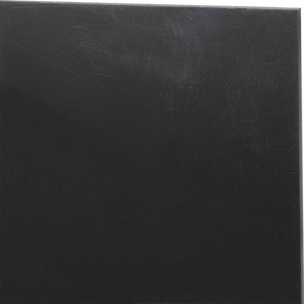 Made in USA - 3/32" Thick x 12" Wide x 1' Long, Nylon 6/6 (MDS-Filled) Sheet - Black - Apex Tool & Supply