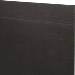 Made in USA - 3/32" Thick x 12" Wide x 2' Long, Nylon 6/6 (MDS-Filled) Sheet - Black - Apex Tool & Supply