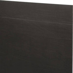 Made in USA - 1/8" Thick x 12" Wide x 1' Long, Nylon 6/6 (MDS-Filled) Sheet - Black - Apex Tool & Supply